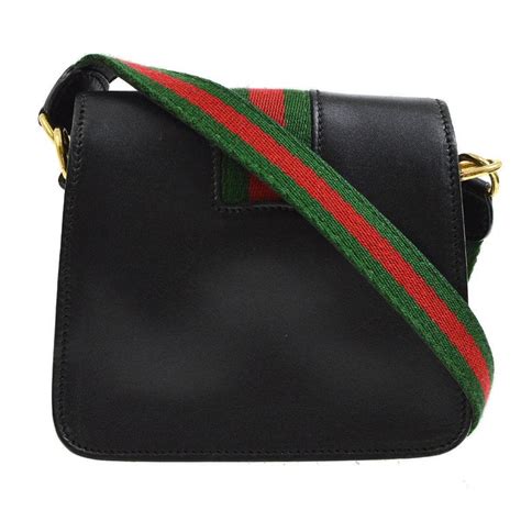 vintage gucci crossbody strap|gucci crossbody with striped strap.